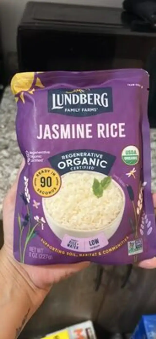 Jasmine Rice front packaging