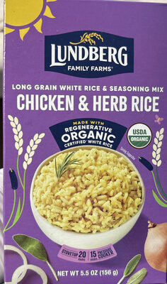 Chicken & Herb Rice front packaging