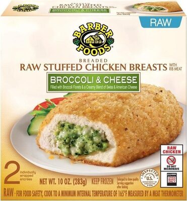 Raw Stuffed Chicken Breasts With Rib Meat