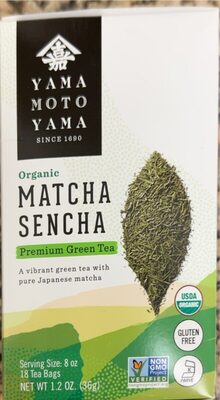 Organic Matcha Green Tea front packaging