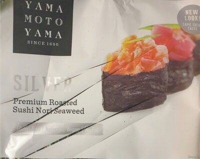 Premium Roasted Sushi Nori Seaweed, Silver