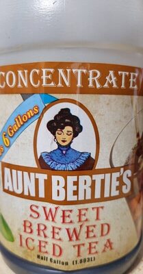 Sweet brewed iced tea