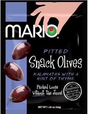 Foods pitted snack olives