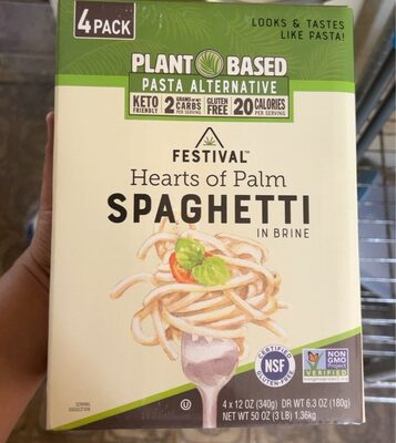 Hearts of Palm Spaghetti in Brine