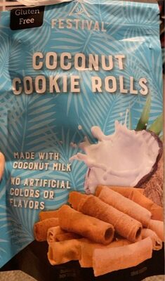Coconut cookie rolls