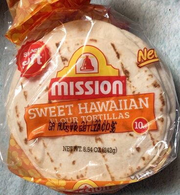 Sweet Hawaiian Flour Tortillas
