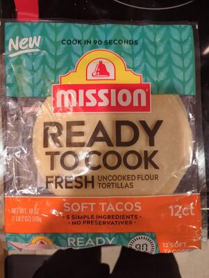 Mission ready to cook tortilla