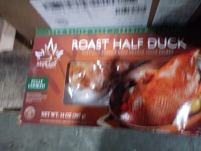 Fully cooked roast half duck