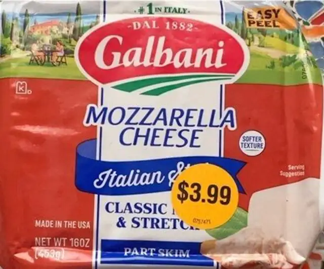 galbani cheese front packaging