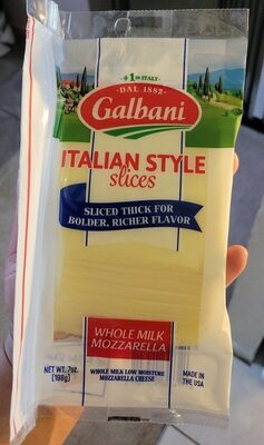 Italian style mozzarela cheese