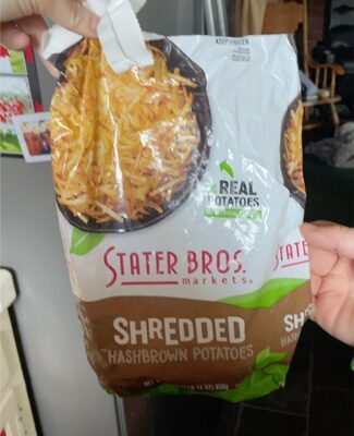 Shredded hash brown potatoes