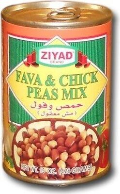 Fava and chick peas mix