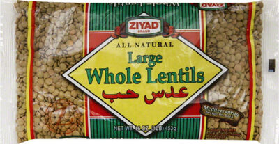 Large Whole Lentils front packaging