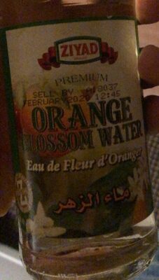 Orange Blossom Water front packaging