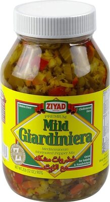 Giardiniera mild mediterranean peppers mix