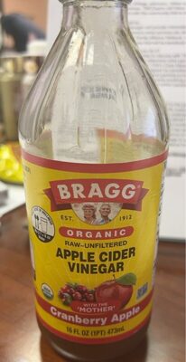Organic Apple Cider Vinegar Enhanced - Cranberry Apple
