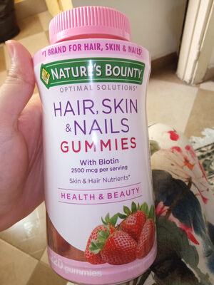 Hair skin nails gummies