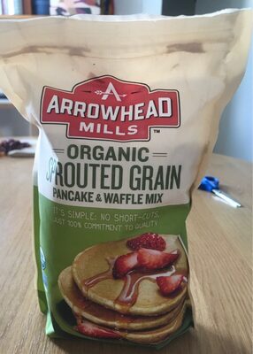 Arrowhead mills, organic, sprouted grain pancake and waffle mix