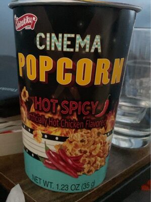 CINEMA POPCORN front packaging