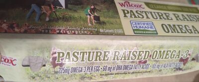 Pasture Omega-3 Large Brown Grade AA Eggs Soy Free nutrition facts table
