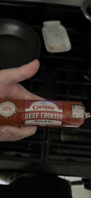 BEEF CHORIZO front packaging