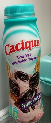 Prune with cereal Drinkable yogurt