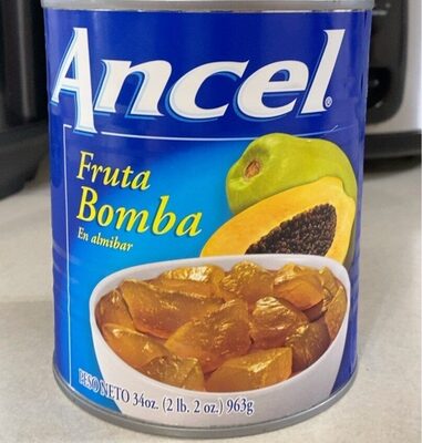 Fruta bomba front packaging