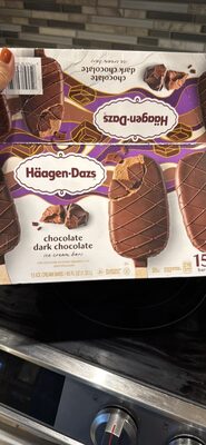 chocolate dark chocolate ice cream bars