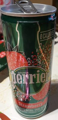 Perrier stawberry front packaging