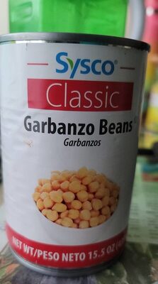 classic Garbanzo beans front packaging