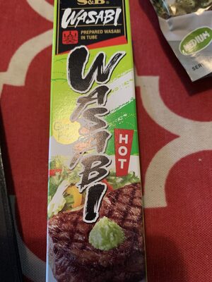 Wasabi Paste Tube front packaging