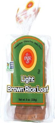 Ener foods energ foods bread loaf light rice brown