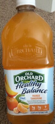 Healthy balance mango tangerine diet flavored