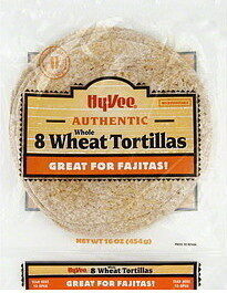 Hy vee whole wheat flour tortillas