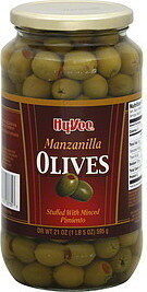 Manzanilla Olives Stuffed With Minced Pimiento front packaging