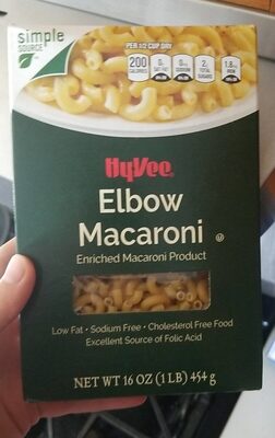 Elbow macaroni front packaging