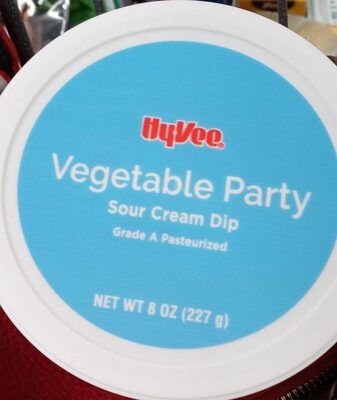 Hy vee vegetable party sour cream dip