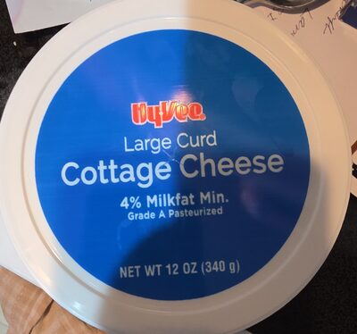 Large Curd Cottage Cheese 4% Milkfat Min.