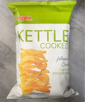 Kettle Cooked Jalapeno & Cheddar Flavored Potato Chips