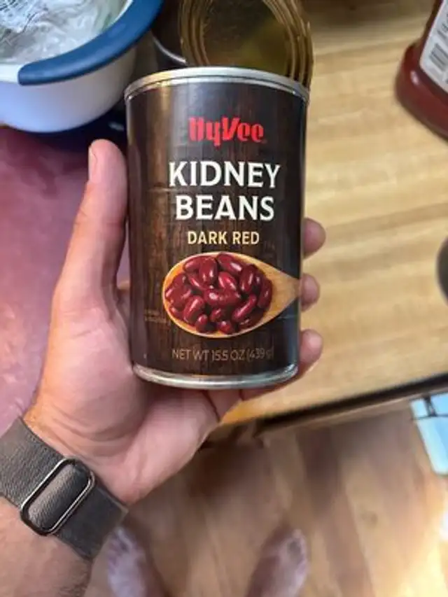 Dark red kidney beans front packaging