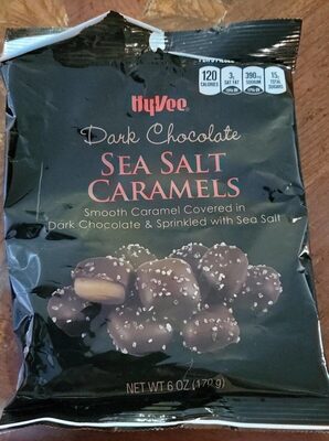 HyVee Dark Chocolate Sea Salt Caramels