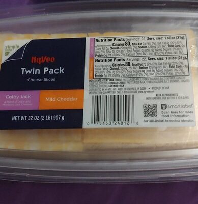 Cheese slices front packaging