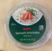 Spinach artichoke hummus