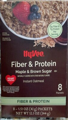 Fiber & Protein Maple & Brown Sugar Instant Oatmeal