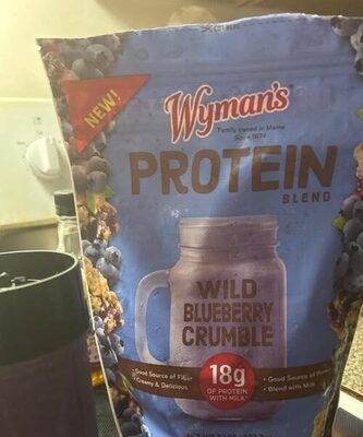 Wild blueberry crumble protein blend