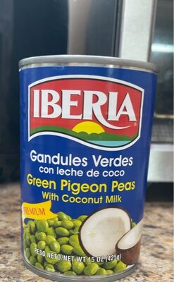 Green Pigeon Peas with Coconut Milk