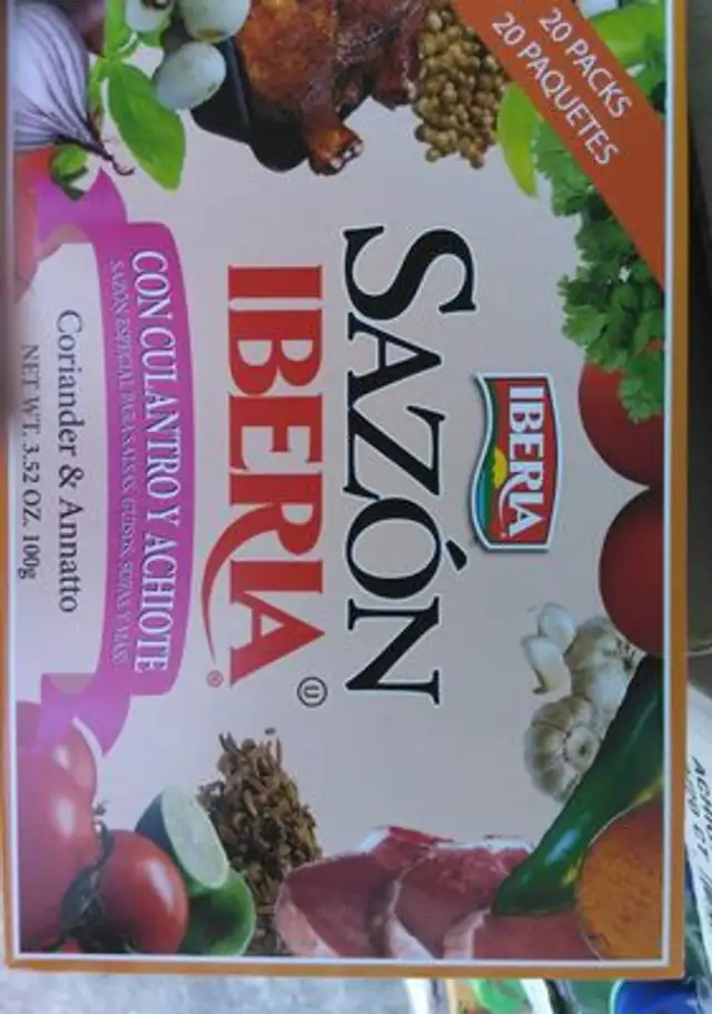 Sazon front packaging