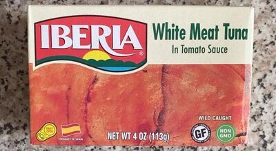 White meat tuna ( in tomato sauce) front packaging