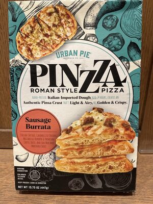Roman Style Pizza - Sausage Burrata front packaging