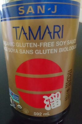 Organic Tamari Gluten Free Soy Sauce front packaging